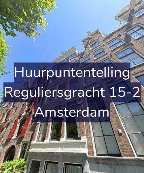 Foto gevel Huurpuntentelling voor Reguliersgracht 15-2, Amsterdam
