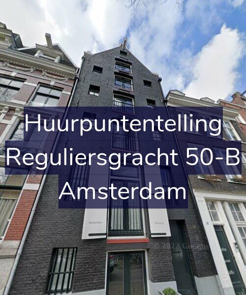 Foto gevel Huurpuntentelling voor Reguliersgracht 50-B, Amsterdam