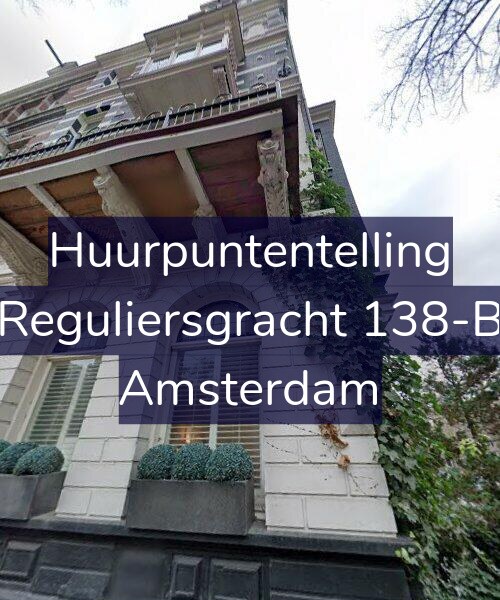 Foto gevel Huurpuntentelling voor Reguliersgracht 138-B, Amsterdam