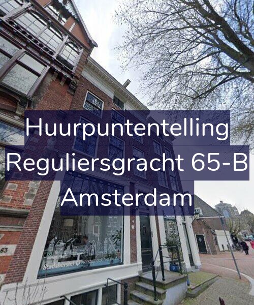 Foto gevel Huurpuntentelling voor Reguliersgracht 65-B, Amsterdam