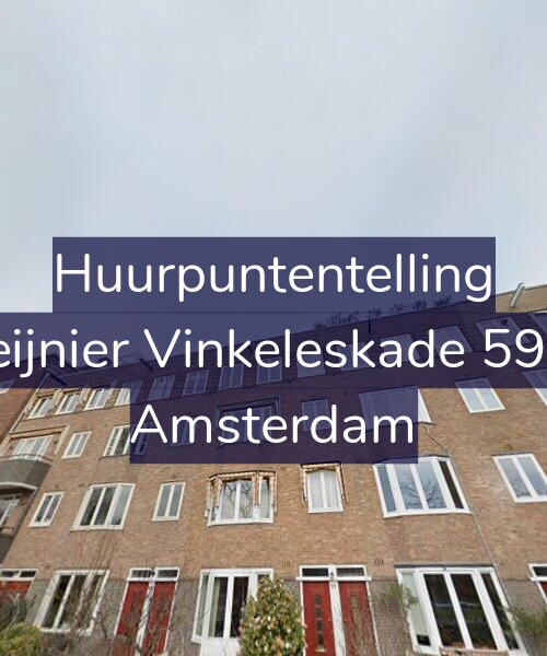 Foto gevel Huurpuntentelling voor Reijnier Vinkeleskade 59-2, Amsterdam