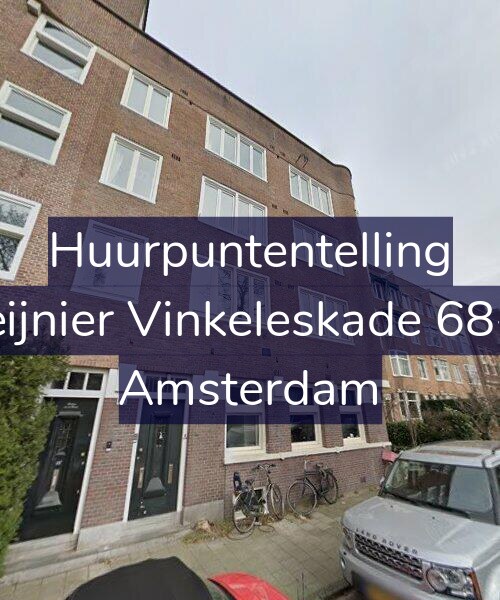 Foto gevel Huurpuntentelling voor Reijnier Vinkeleskade 68-H, Amsterdam