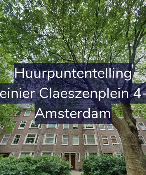 Foto gevel Huurpuntentelling voor Reinier Claeszenplein 4-3, Amsterdam