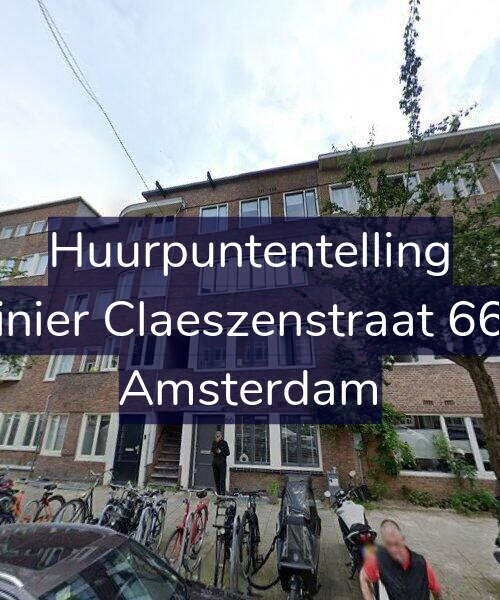 Foto gevel Huurpuntentelling voor Reinier Claeszenstraat 66-H, Amsterdam
