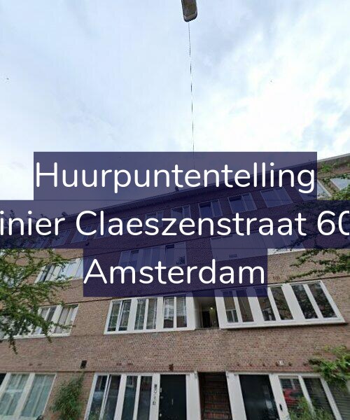Foto gevel Huurpuntentelling voor Reinier Claeszenstraat 60-2, Amsterdam