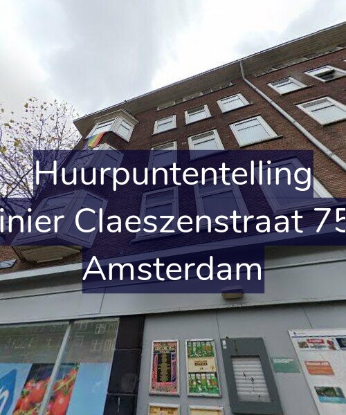 Foto gevel Huurpuntentelling voor Reinier Claeszenstraat 75-3, Amsterdam