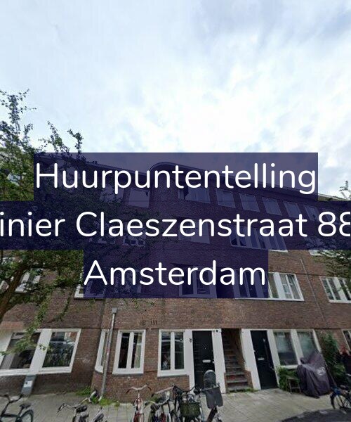 Foto gevel Huurpuntentelling voor Reinier Claeszenstraat 88-1, Amsterdam