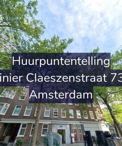 Foto gevel Huurpuntentelling voor Reinier Claeszenstraat 73-3, Amsterdam