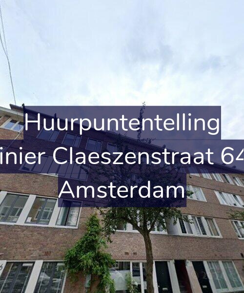 Foto gevel Huurpuntentelling voor Reinier Claeszenstraat 64-3, Amsterdam