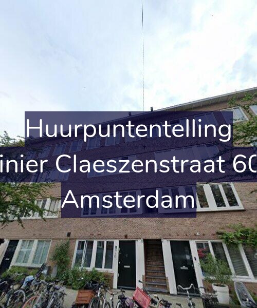 Foto gevel Huurpuntentelling voor Reinier Claeszenstraat 60-1, Amsterdam