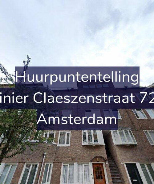 Foto gevel Huurpuntentelling voor Reinier Claeszenstraat 72-2, Amsterdam