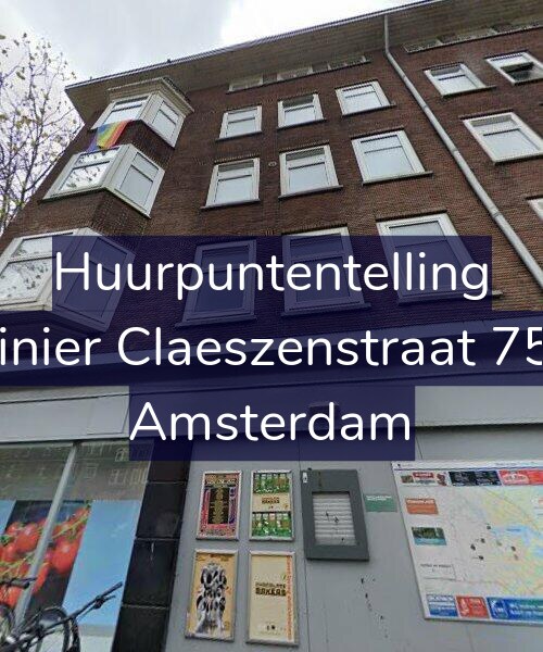 Foto gevel Huurpuntentelling voor Reinier Claeszenstraat 75-4, Amsterdam
