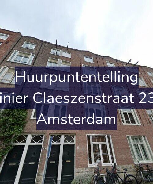 Foto gevel Huurpuntentelling voor Reinier Claeszenstraat 23-1, Amsterdam