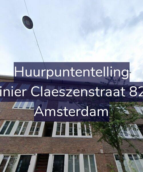 Foto gevel Huurpuntentelling voor Reinier Claeszenstraat 82-2, Amsterdam