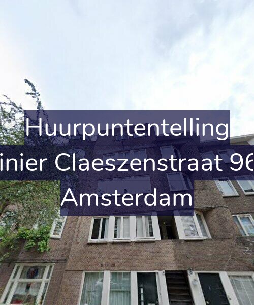 Foto gevel Huurpuntentelling voor Reinier Claeszenstraat 96-3, Amsterdam