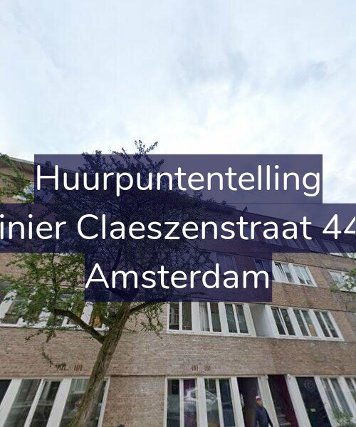 Foto gevel Huurpuntentelling voor Reinier Claeszenstraat 44-3, Amsterdam