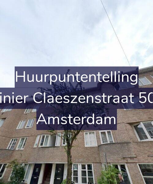 Foto gevel Huurpuntentelling voor Reinier Claeszenstraat 50-3, Amsterdam