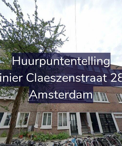 Foto gevel Huurpuntentelling voor Reinier Claeszenstraat 28-1, Amsterdam
