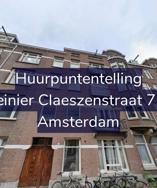 Foto gevel Huurpuntentelling voor Reinier Claeszenstraat 7-1, Amsterdam