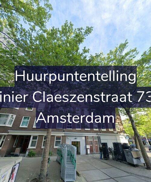 Foto gevel Huurpuntentelling voor Reinier Claeszenstraat 73-1, Amsterdam