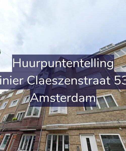 Foto gevel Huurpuntentelling voor Reinier Claeszenstraat 53-2, Amsterdam