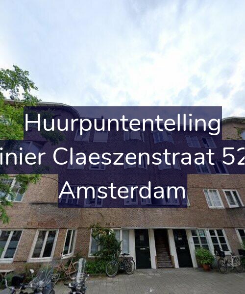 Foto gevel Huurpuntentelling voor Reinier Claeszenstraat 52-1, Amsterdam