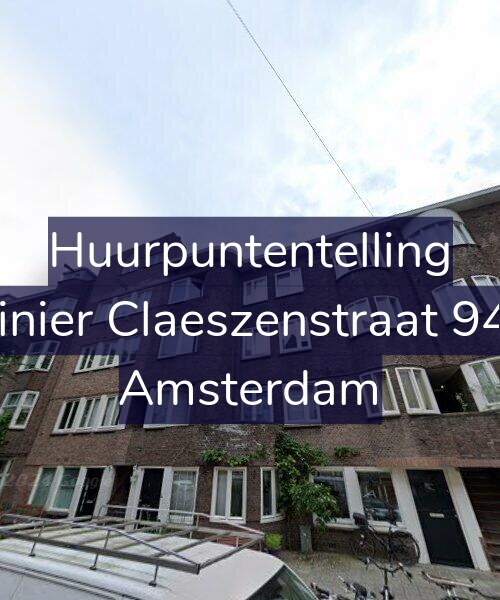 Foto gevel Huurpuntentelling voor Reinier Claeszenstraat 94-1, Amsterdam