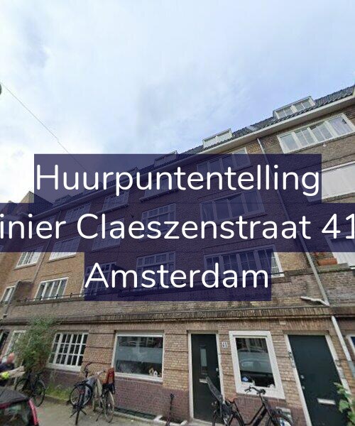 Foto gevel Huurpuntentelling voor Reinier Claeszenstraat 41-1, Amsterdam