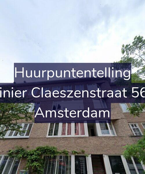 Foto gevel Huurpuntentelling voor Reinier Claeszenstraat 56-2, Amsterdam