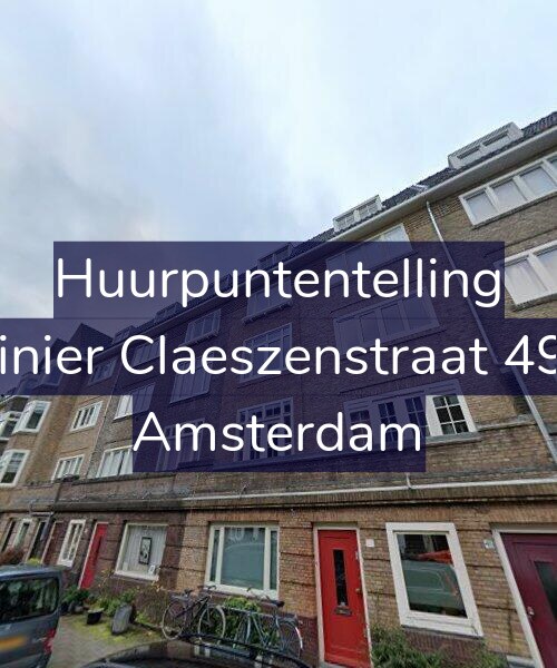 Foto gevel Huurpuntentelling voor Reinier Claeszenstraat 49-2, Amsterdam
