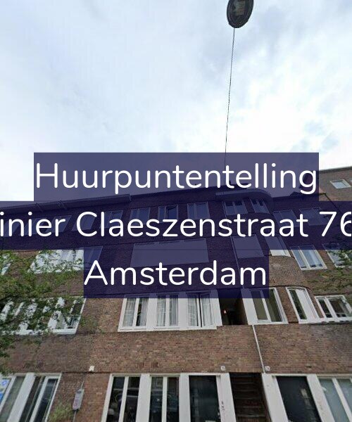Foto gevel Huurpuntentelling voor Reinier Claeszenstraat 76-3, Amsterdam