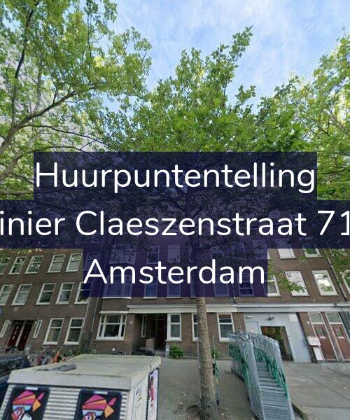 Foto gevel Huurpuntentelling voor Reinier Claeszenstraat 71-1, Amsterdam