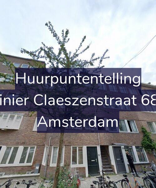 Foto gevel Huurpuntentelling voor Reinier Claeszenstraat 68-1, Amsterdam