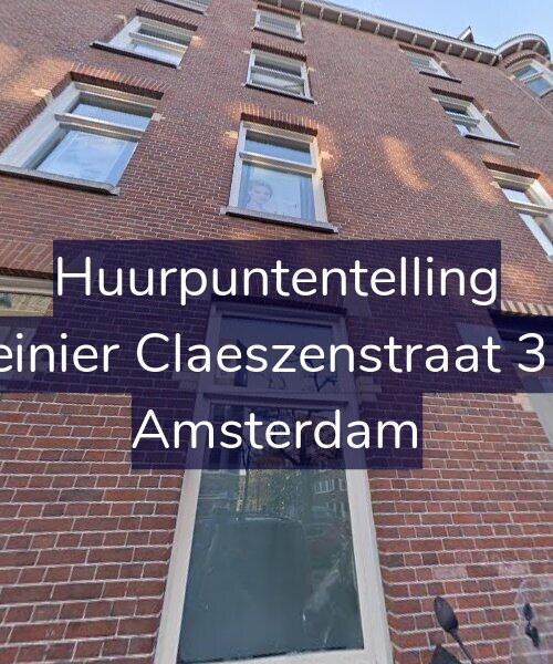 Foto gevel Huurpuntentelling voor Reinier Claeszenstraat 3-1, Amsterdam