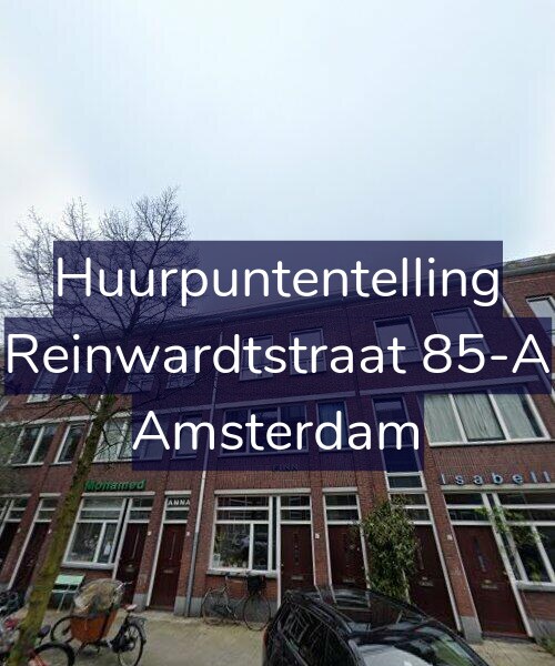 Foto gevel Huurpuntentelling voor Reinwardtstraat 85-A, Amsterdam