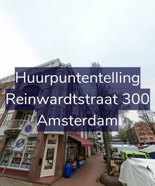 Foto gevel Huurpuntentelling voor Reinwardtstraat 300, Amsterdam