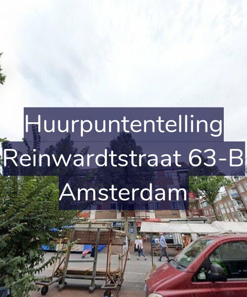 Foto gevel Huurpuntentelling voor Reinwardtstraat 63-B, Amsterdam