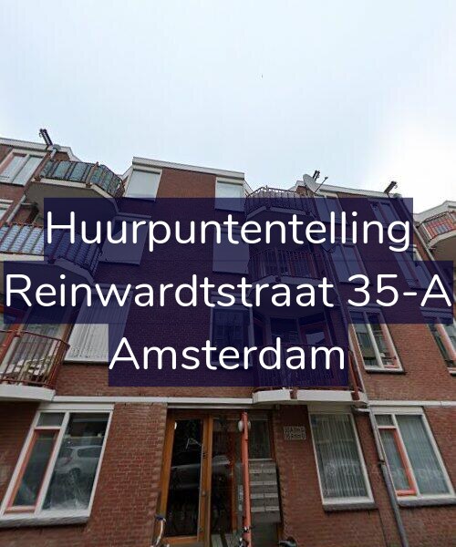 Foto gevel Huurpuntentelling voor Reinwardtstraat 35-A, Amsterdam
