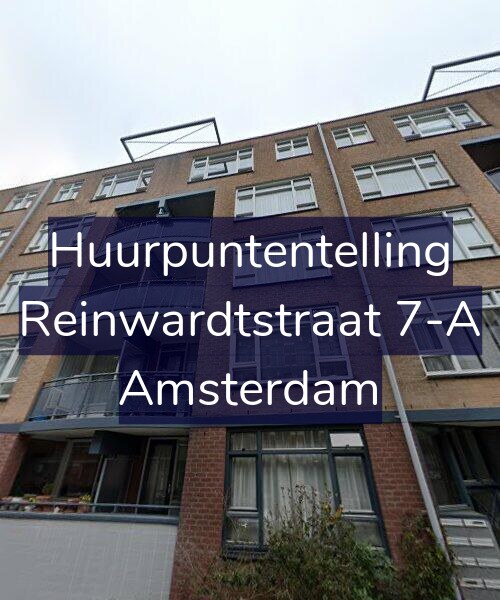 Foto gevel Huurpuntentelling voor Reinwardtstraat 7-A, Amsterdam