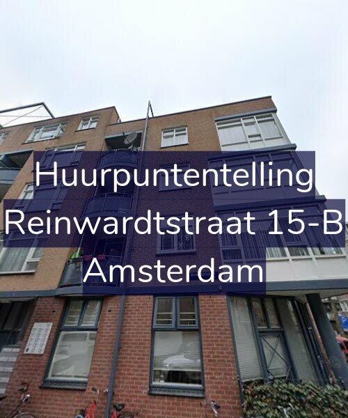 Foto gevel Huurpuntentelling voor Reinwardtstraat 15-B, Amsterdam