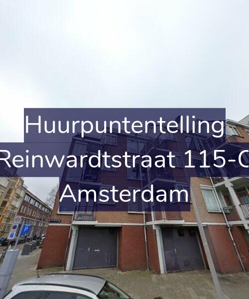 Foto gevel Huurpuntentelling voor Reinwardtstraat 115-C, Amsterdam