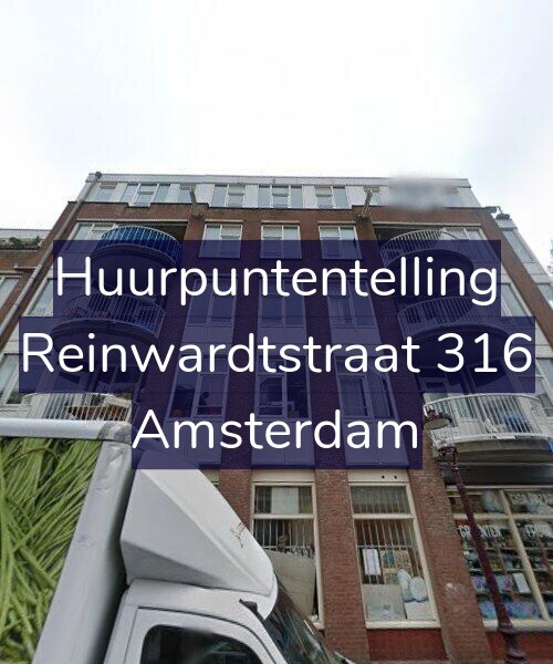 Foto gevel Huurpuntentelling voor Reinwardtstraat 316, Amsterdam