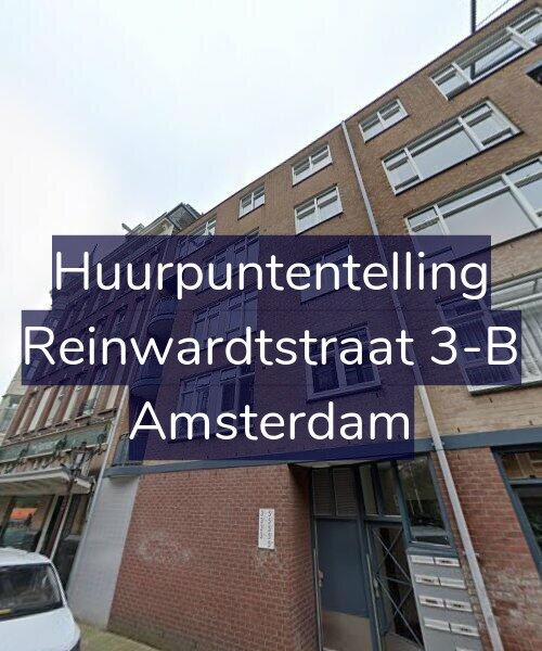 Foto gevel Huurpuntentelling voor Reinwardtstraat 3-B, Amsterdam