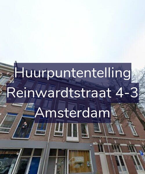 Foto gevel Huurpuntentelling voor Reinwardtstraat 4-3, Amsterdam