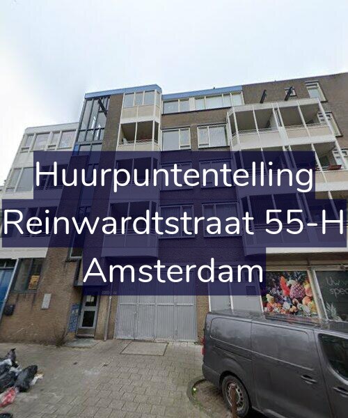 Foto gevel Huurpuntentelling voor Reinwardtstraat 55-H, Amsterdam