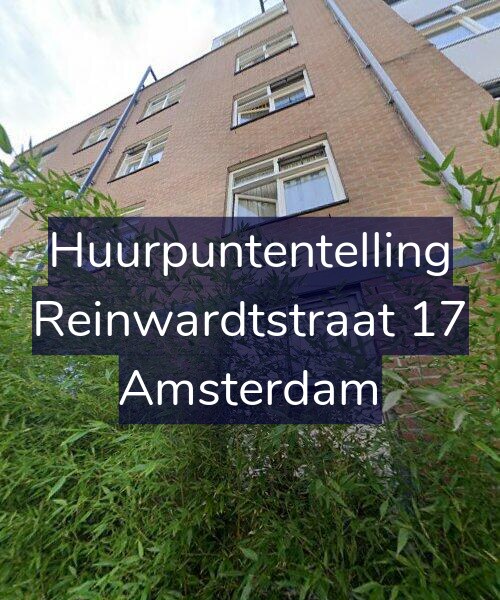 Foto gevel Huurpuntentelling voor Reinwardtstraat 17, Amsterdam