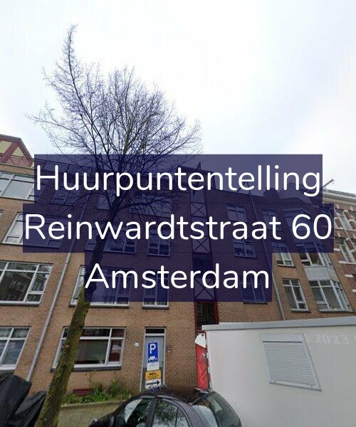 Foto gevel Huurpuntentelling voor Reinwardtstraat 60, Amsterdam