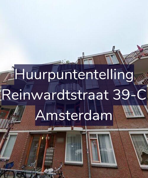 Foto gevel Huurpuntentelling voor Reinwardtstraat 39-C, Amsterdam