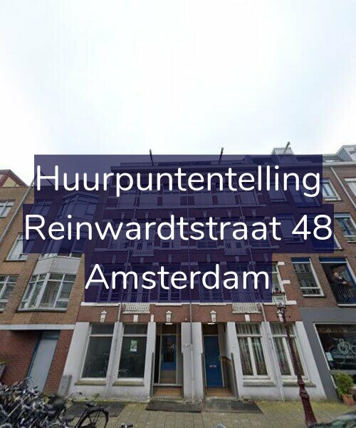 Foto gevel Huurpuntentelling voor Reinwardtstraat 48, Amsterdam