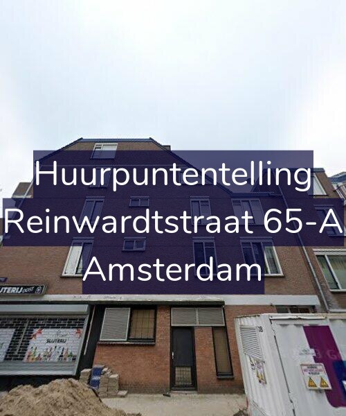 Foto gevel Huurpuntentelling voor Reinwardtstraat 65-A, Amsterdam
